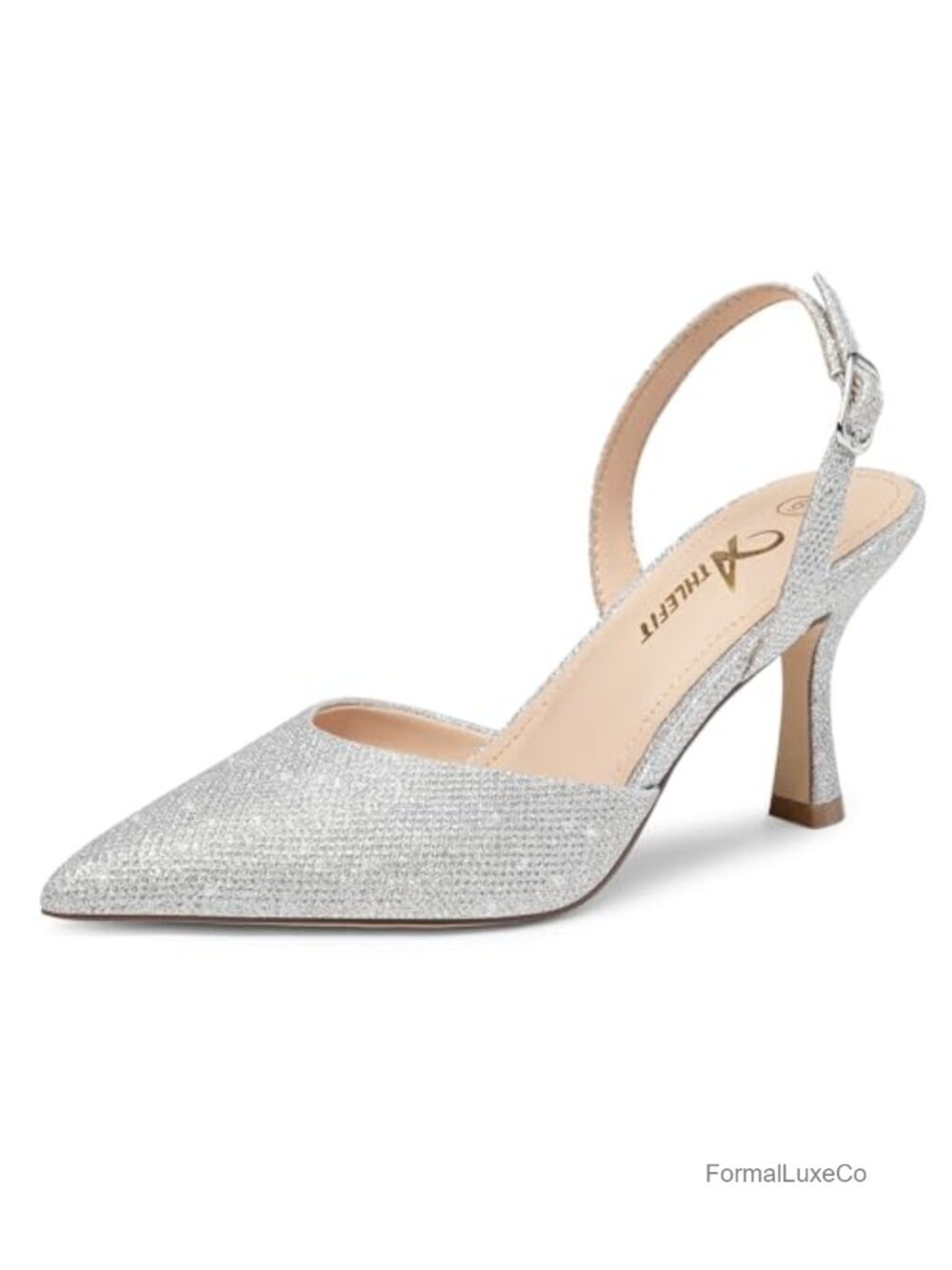 Kitten Heel Closed Toe Pumps Pointed Toe Dress Shoes